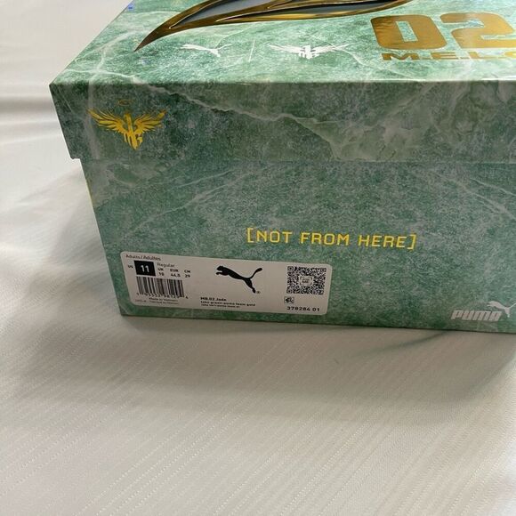 PUMA MELO MB.02 Jade Green Basketball Size 11 Rare Special Original Box main image 13